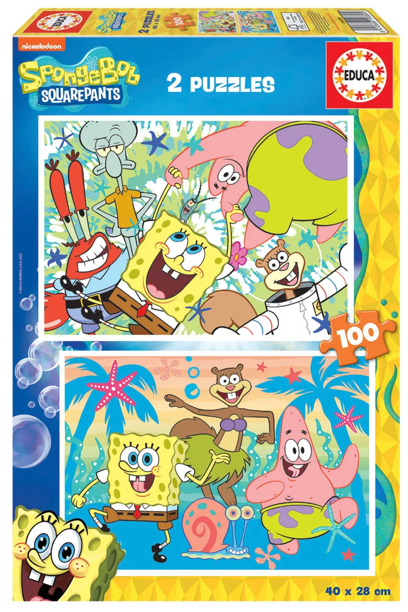 2 Puzzles - Sponge Bob
