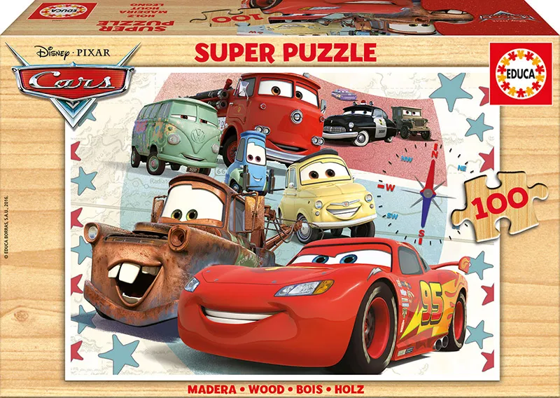 Puzzle en Bois - Cars