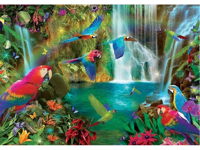 Tropical Parrots