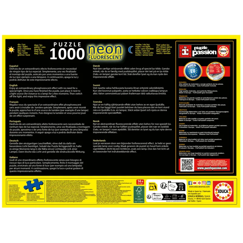 Puzzle Néon - Constellations