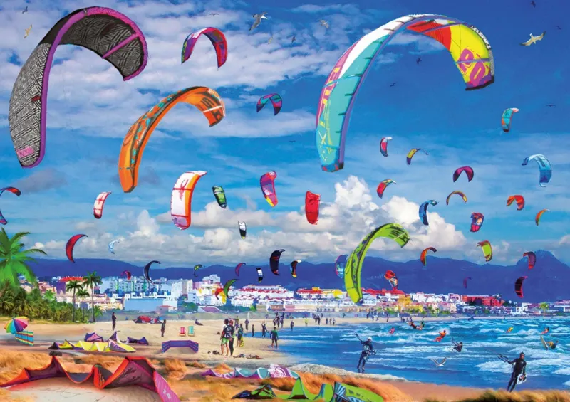 Kitesurfing