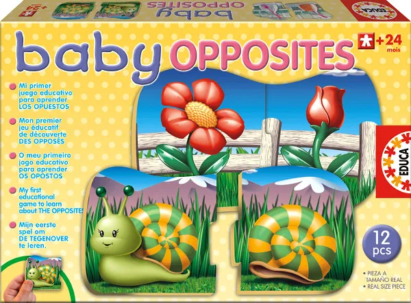 Mon premier jeu éducatif de découverte des opposés