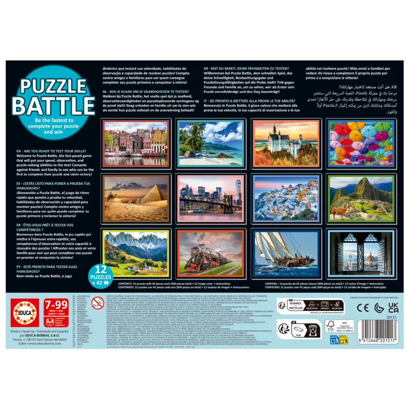 12 Puzzles - Puzzle Battle Le Voyage