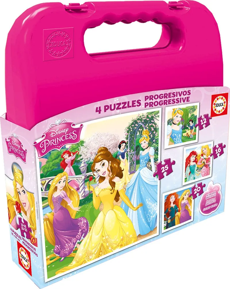 4 Puzzles - Disney Princesses