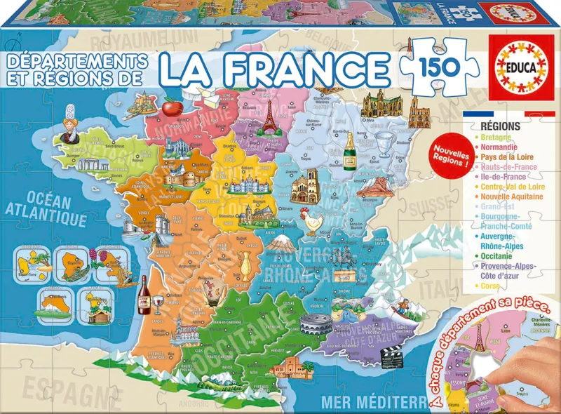 Départements et Régions de La France