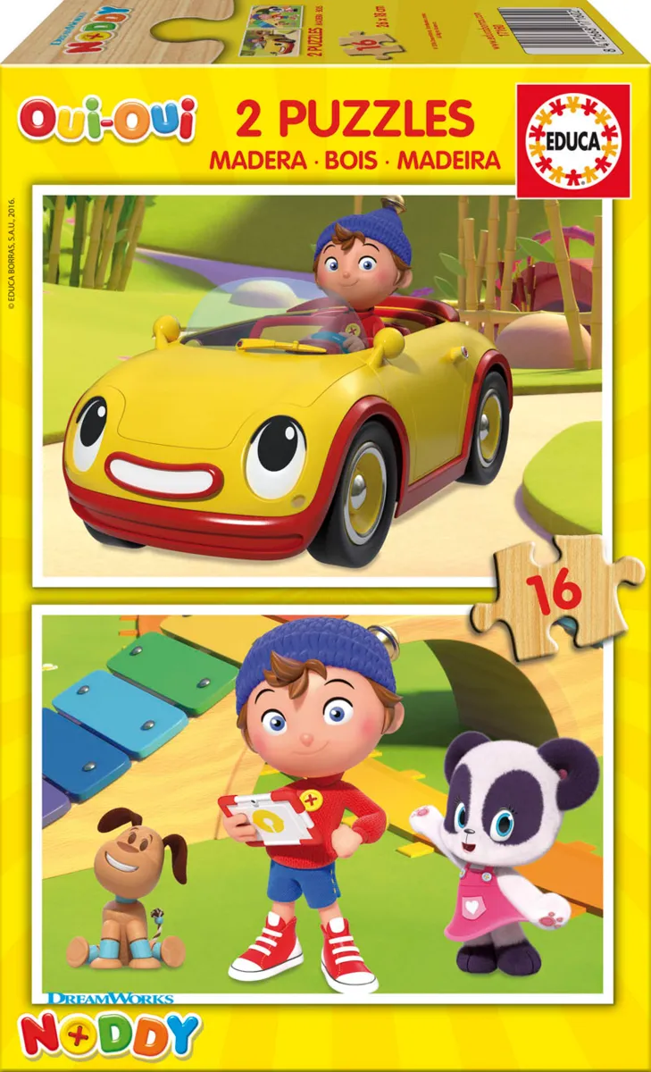 2 Puzzles en Bois - Oui-Oui