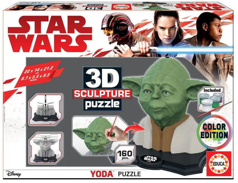 Puzzle Sculpture 3D - Star Wars Yoda