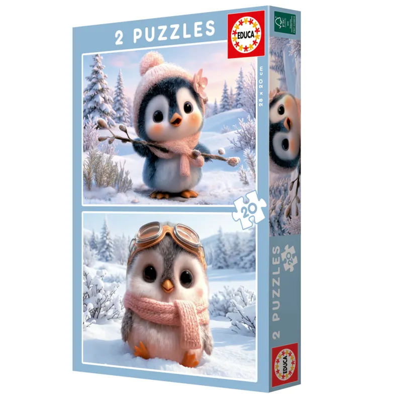 2 Puzzles - Manchots Mignons