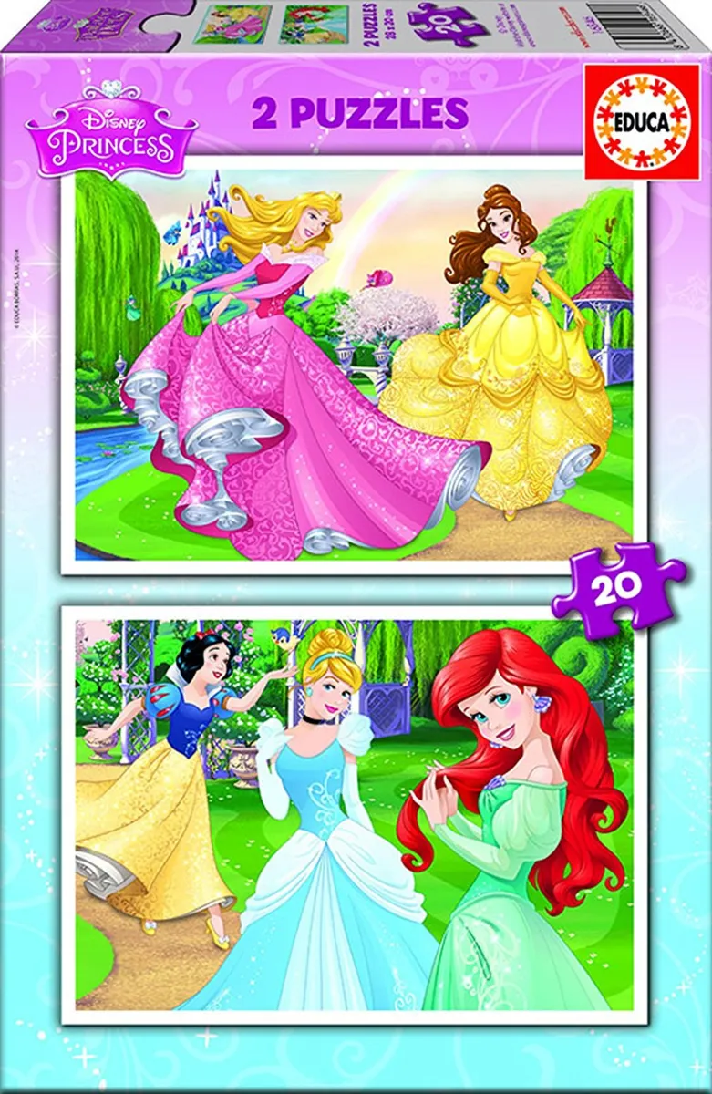 2 Puzzles - Disney Princess