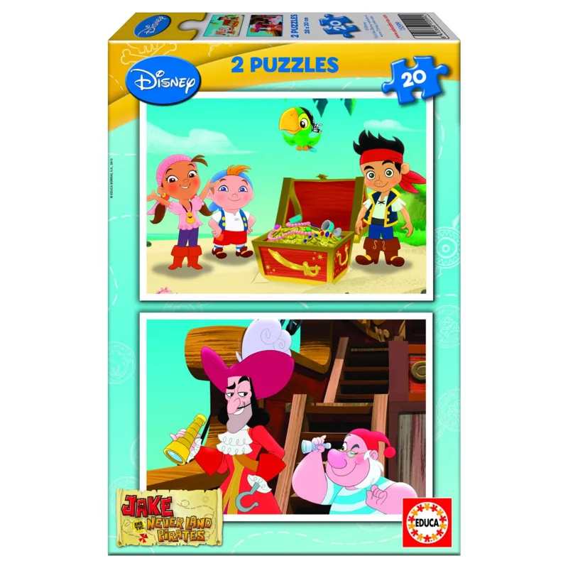 2 Puzzles - Jake et les pirates du Pays Imaginaire