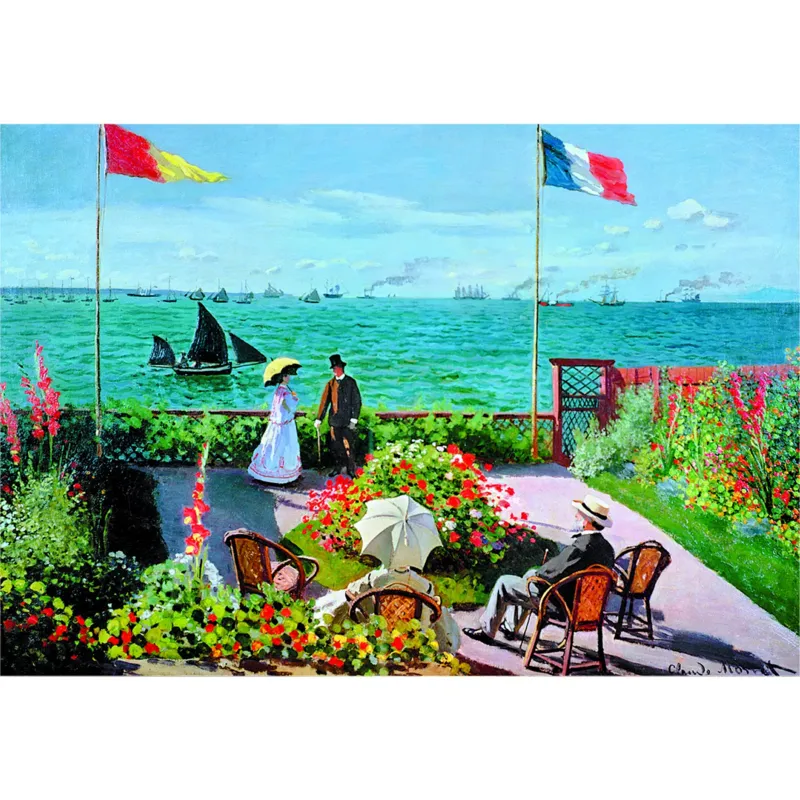 Monet Claude : Terrasse à Sainte-Adresse