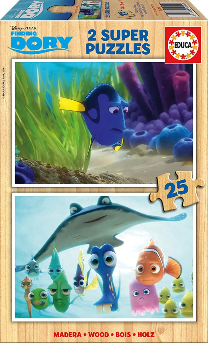 2 Puzzles en Bois - Finding Dory