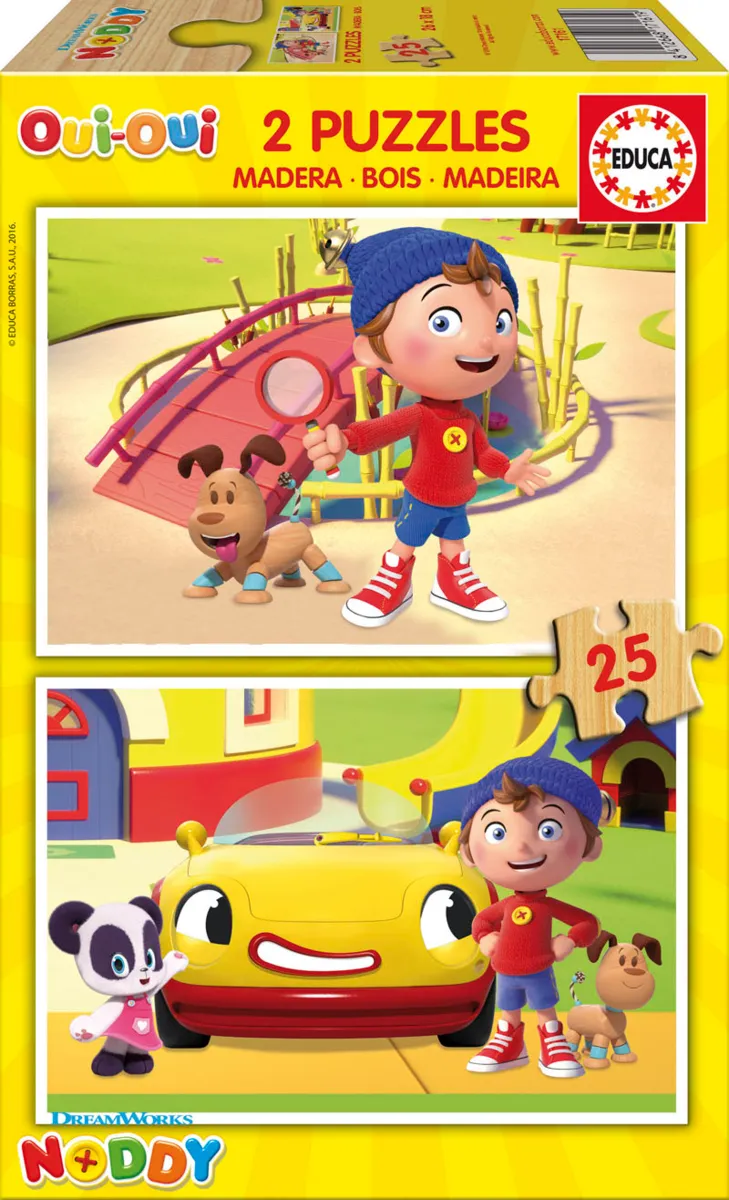 2 Puzzles en Bois - Oui-Oui