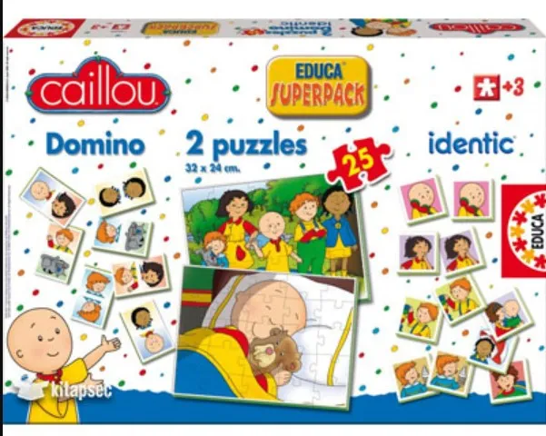 Superpack 4 in 1 - Caillou