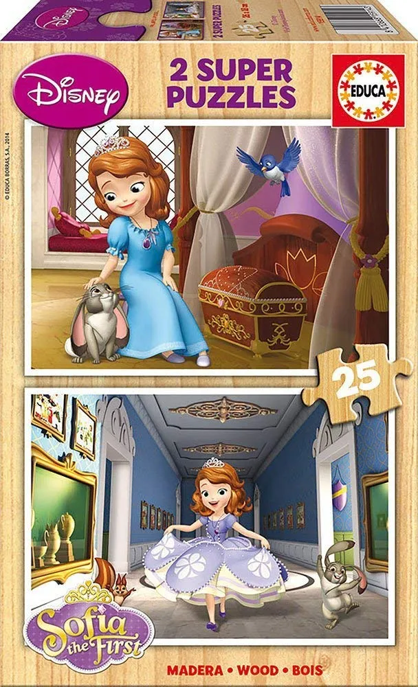 2 Puzzles en Bois - Sofia the First