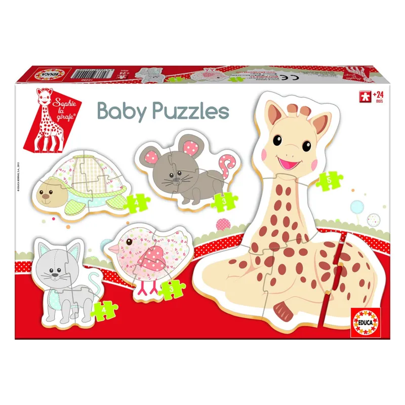5 Puzzles Baby - Sophie la girafe