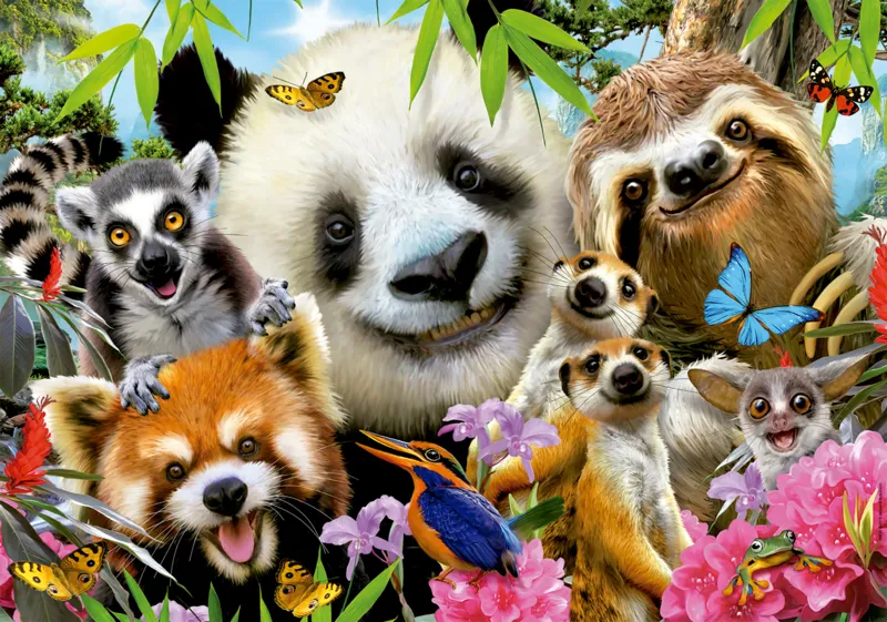 Black-Eyed Friends Selfie