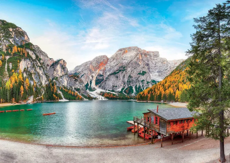Pragser Wildsee en automne