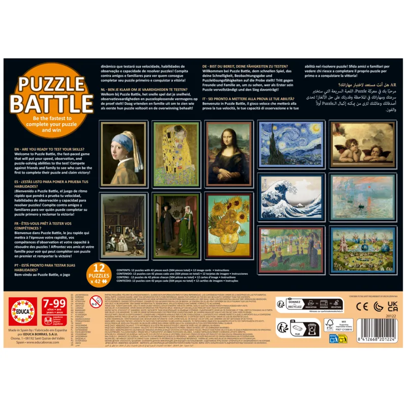 12 Puzzles - Puzzle Battle L'Art