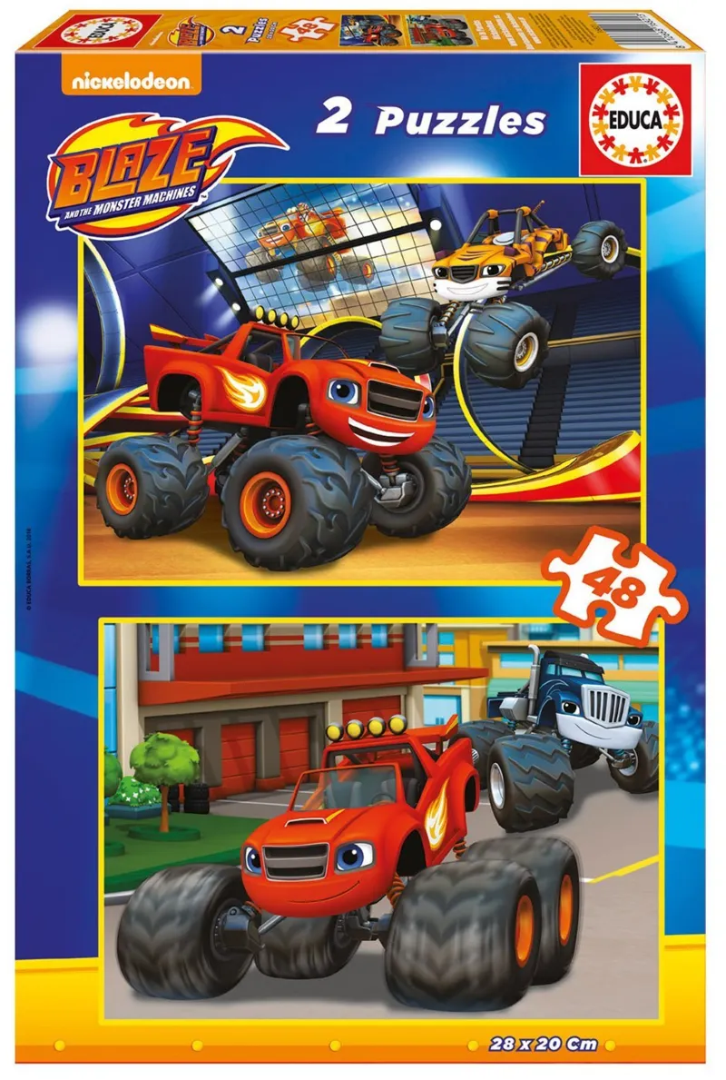 2 Puzzles - Blaze and The Monster Machines