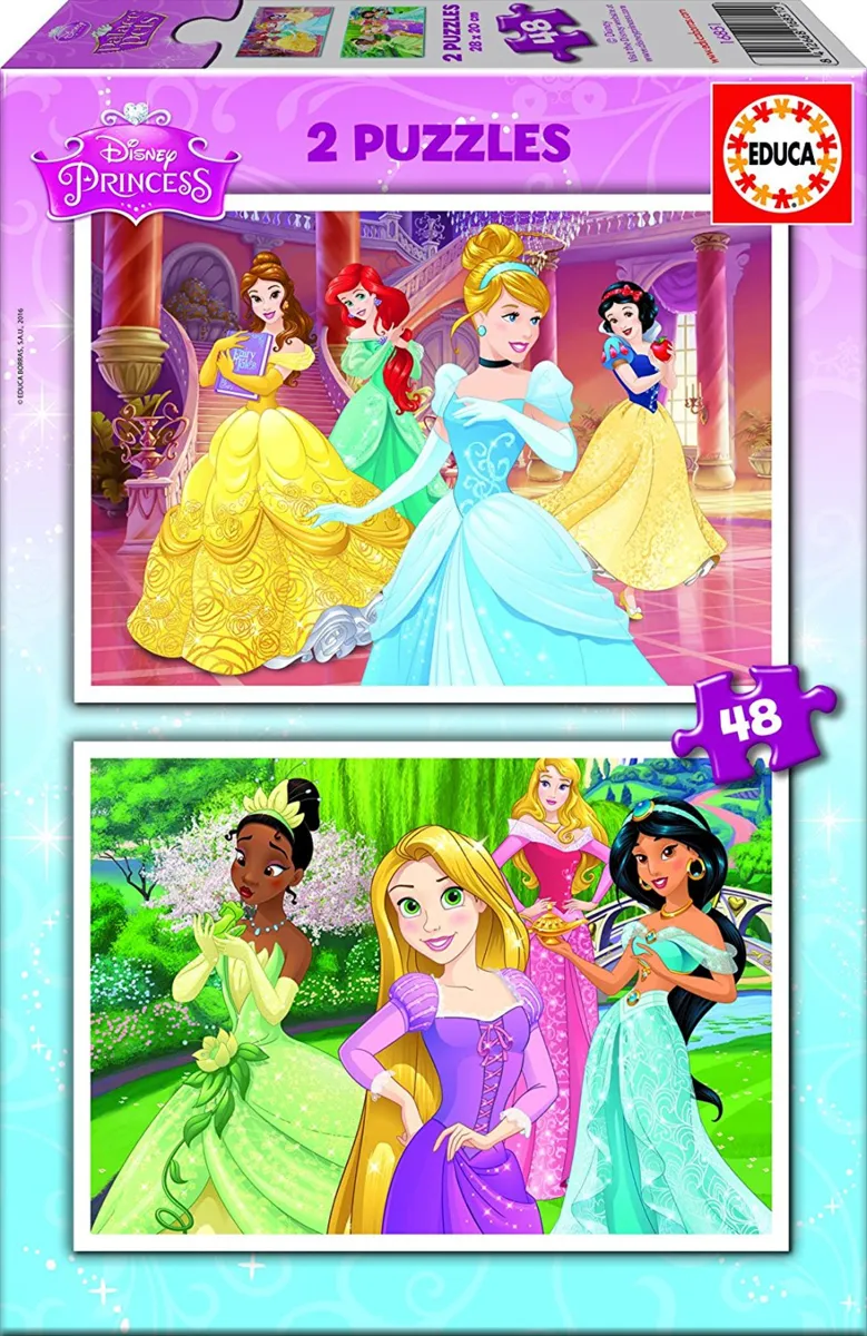 2 Puzzles - Disney Princess