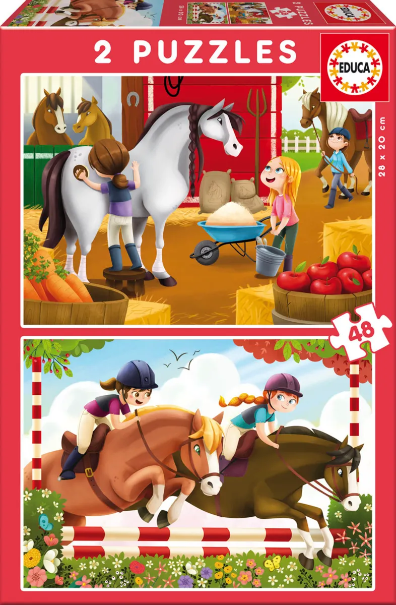 2 Puzzles - Chevaux