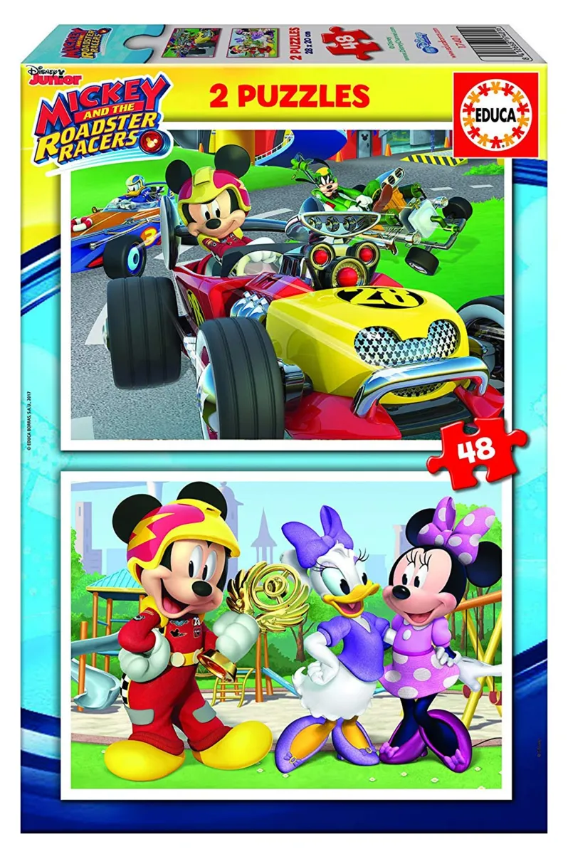 2 Puzzles - Mickey and The Roadster Racers