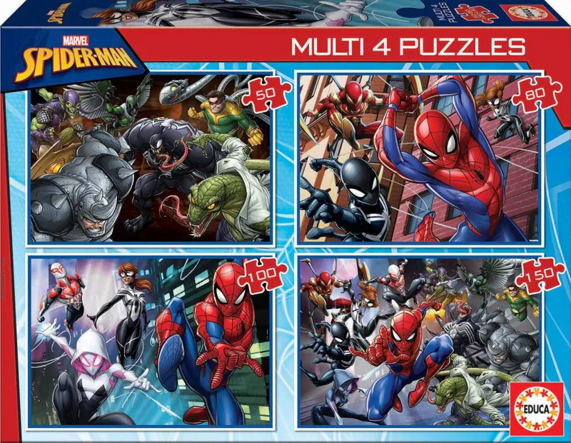 4 Puzzles - Spider-Man