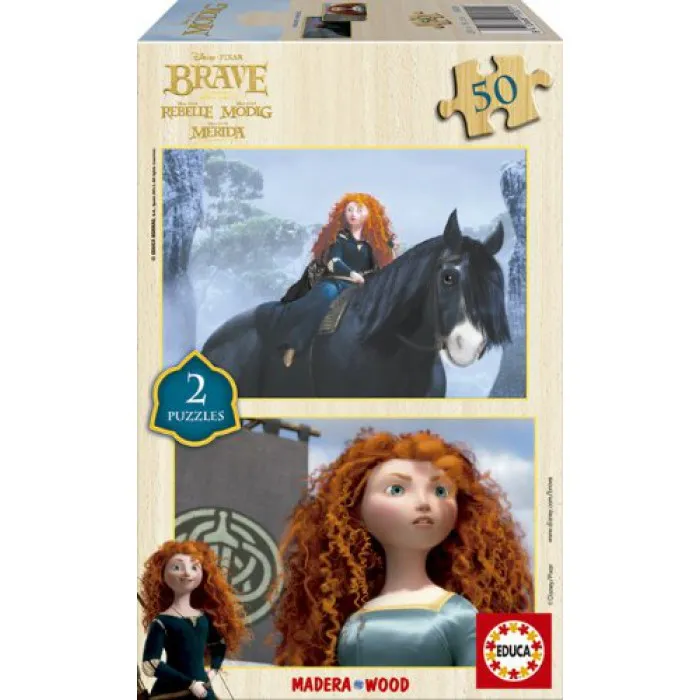 2 Puzzles en Bois - Brave