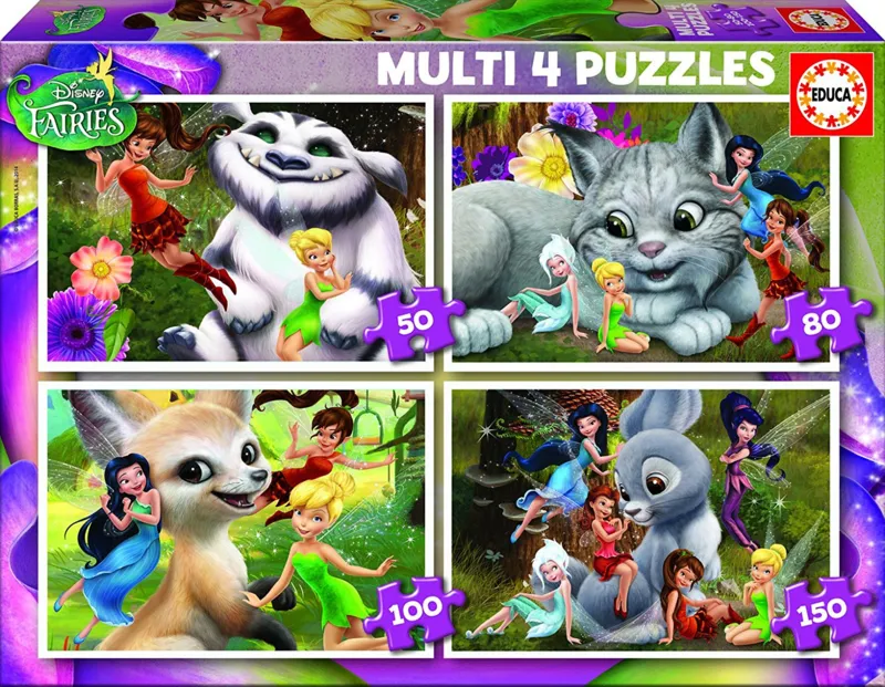 4 Puzzles - Disney Fairies