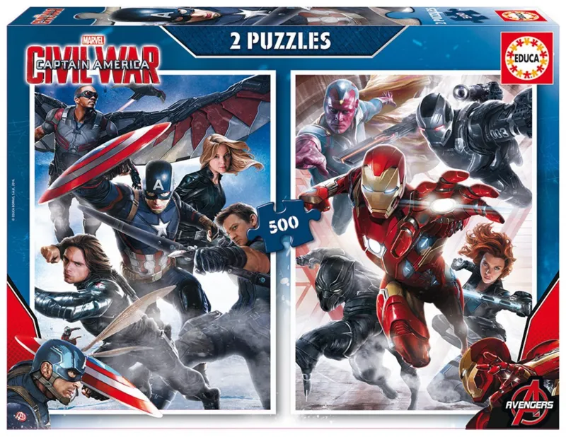 2 Puzzles - Marvel - Captain America: Civil War