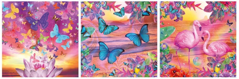 3 Puzzles - Vues Tropicales