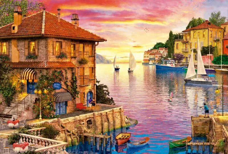 Dominic Davison - The Mediterranean Harbour