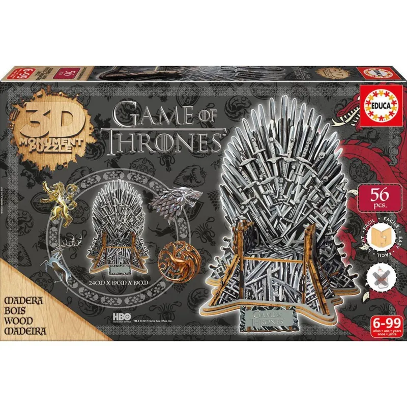 Puzzle Sculpture 3D - Game of Thrones