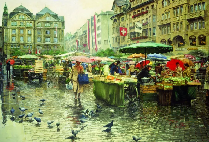 Suisse : Le marché de Bâle