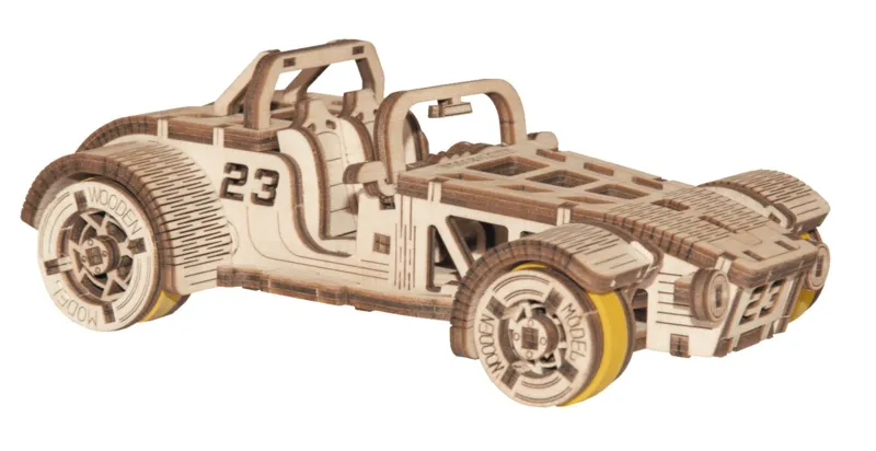 Puzzle 3D en Bois - Roadster