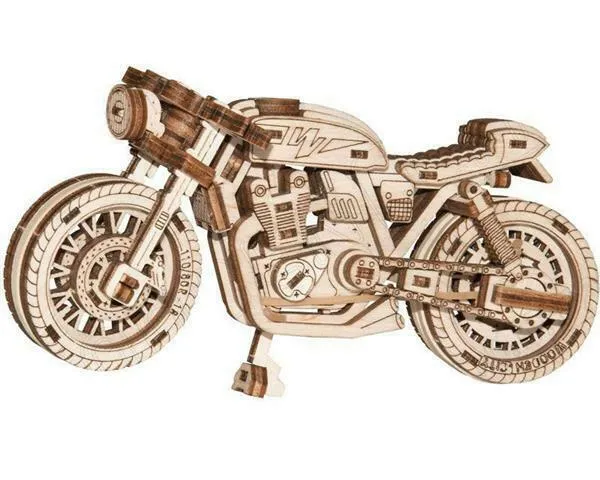 Puzzle 3D en Bois - Cafe Racer
