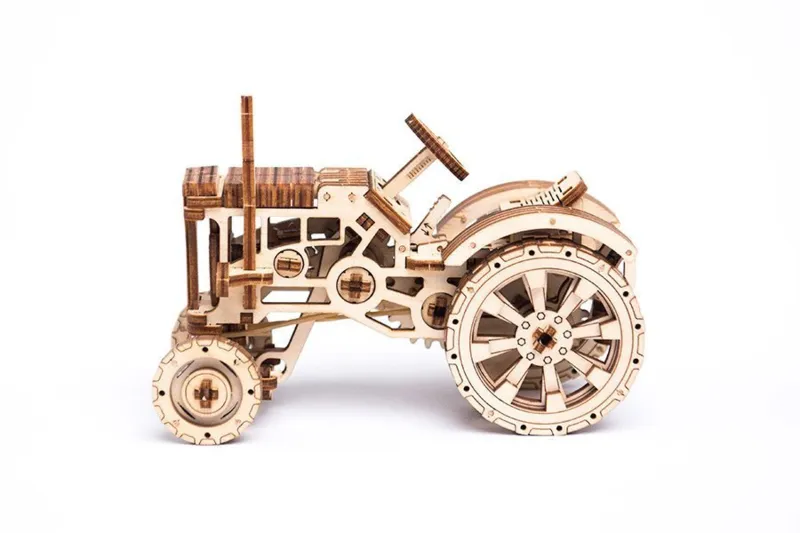 Puzzle 3D en Bois - Tracteur
