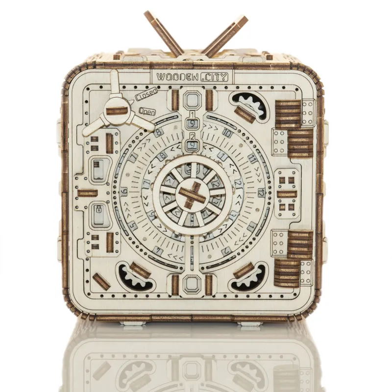 Puzzle 3D en Bois - Coffre Fort