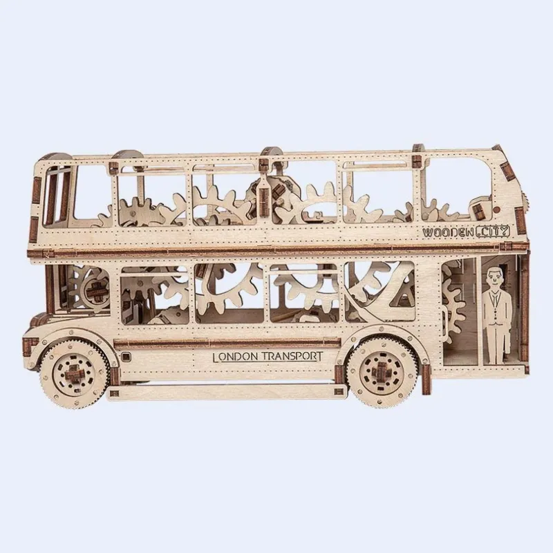 Puzzle 3D en Bois - London Bus
