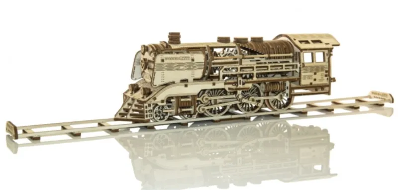 Puzzle 3D en Bois - Wooden Express + Rails