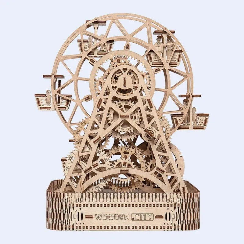 Puzzle 3D en Bois - Grande Roue
