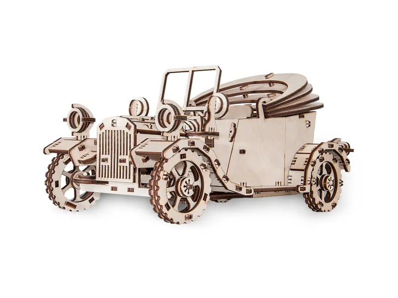 Puzzle 3D en Bois - Voiture Rétro