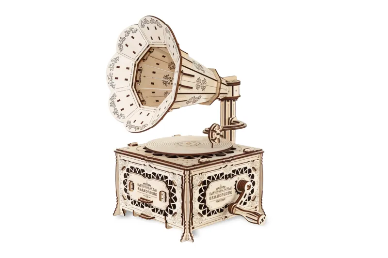 Puzzle 3D en Bois - Gramophone