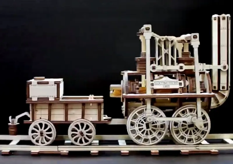 Puzzle 3D en Bois - Locomotion