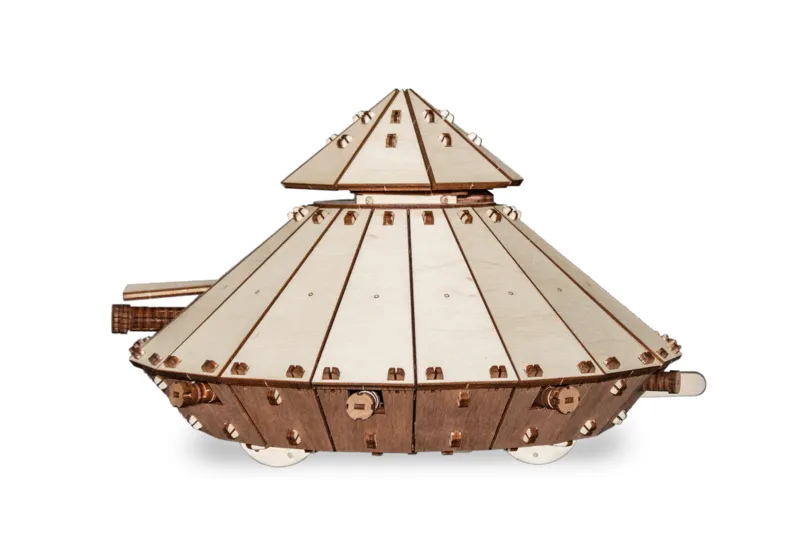 Puzzle 3D en Bois - Da Vinci Tank