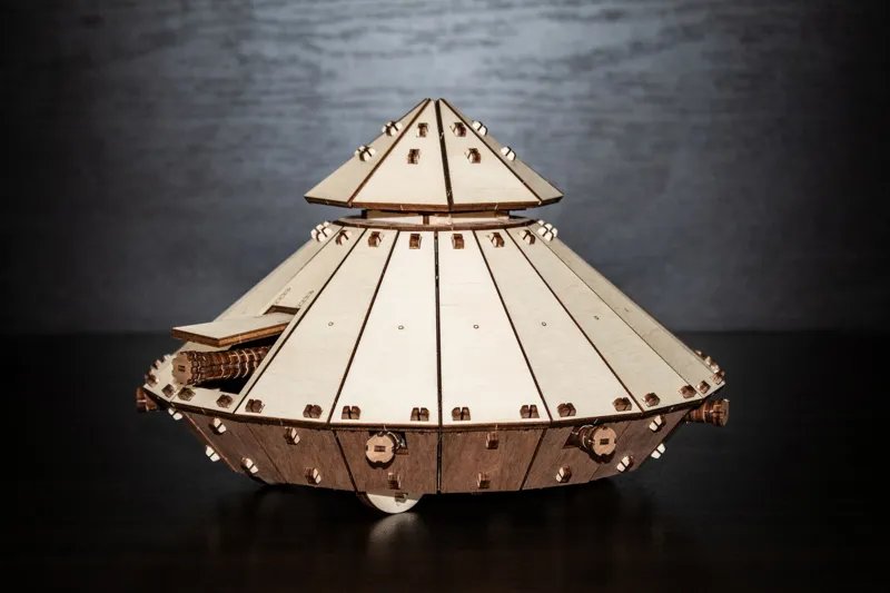 Puzzle 3D en Bois - Da Vinci Tank
