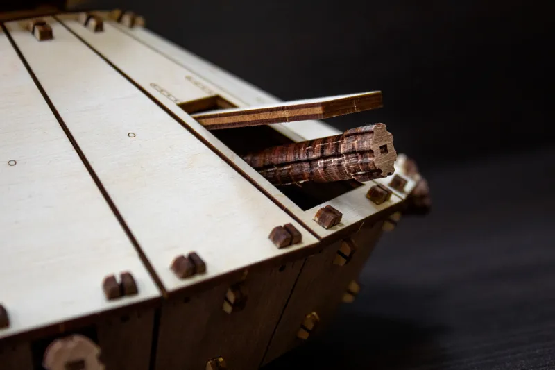 Puzzle 3D en Bois - Da Vinci Tank