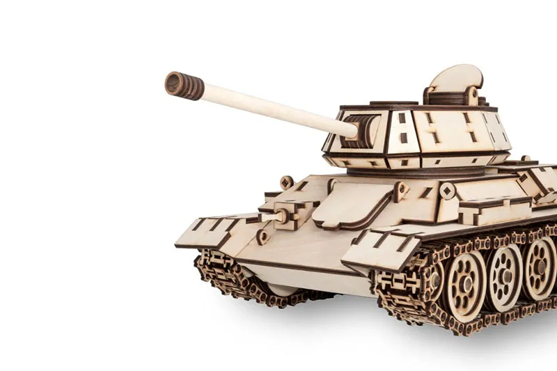 Puzzle 3D en Bois - T34
