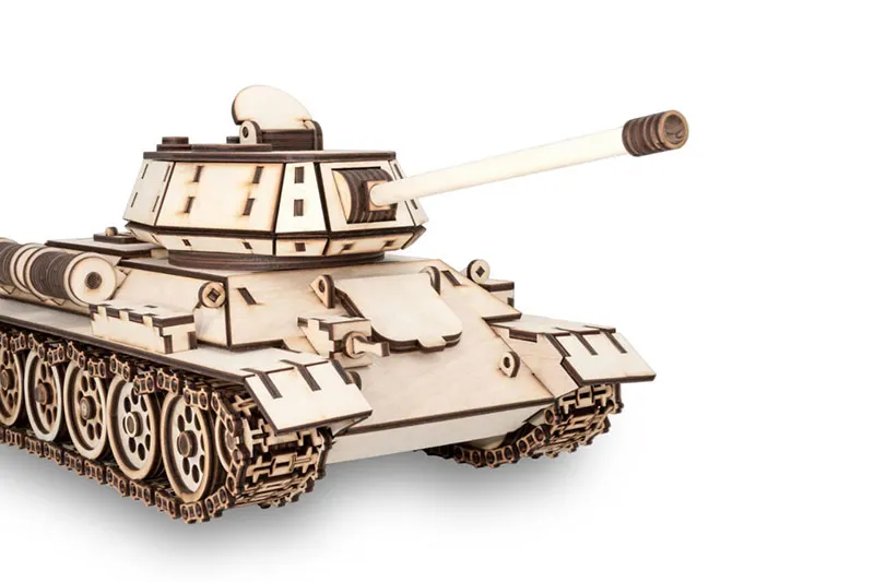 Puzzle 3D en Bois - T34